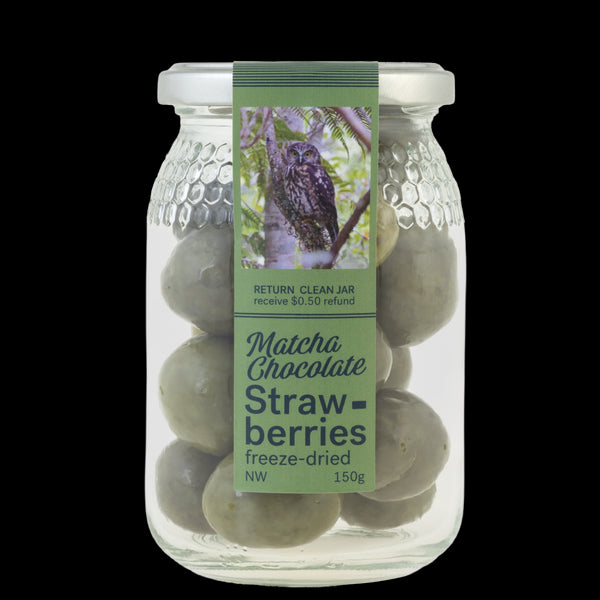 Nature Chocolate Jar - Matcha Freeze Dried Strawberry - Regular
